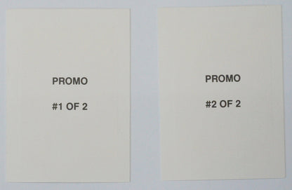 Star Trek II : The Wrath Of Khan  2 Promo Trading Cards