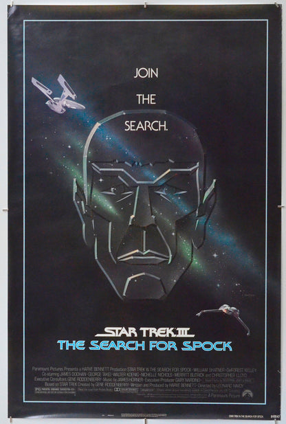 Star Trek III : The Search For Spock - Original One Sheet Poster - Film Poster - Movie Poster 