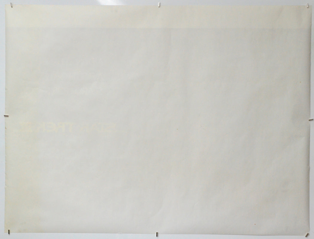 Star Trek III : The Search For Spock (Back) Cinema Quad Movie Poster 