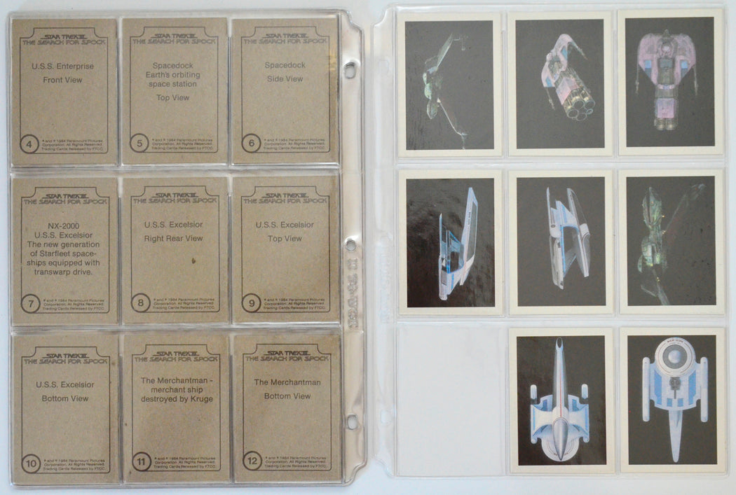 Star Trek III : The Search For Spock Trading Card set by FTCC (ships cards 13-20)