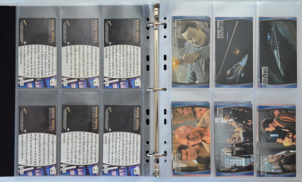 Star Trek : Insurrection Trading Cards and Binder by Skybox (cards 13-18)