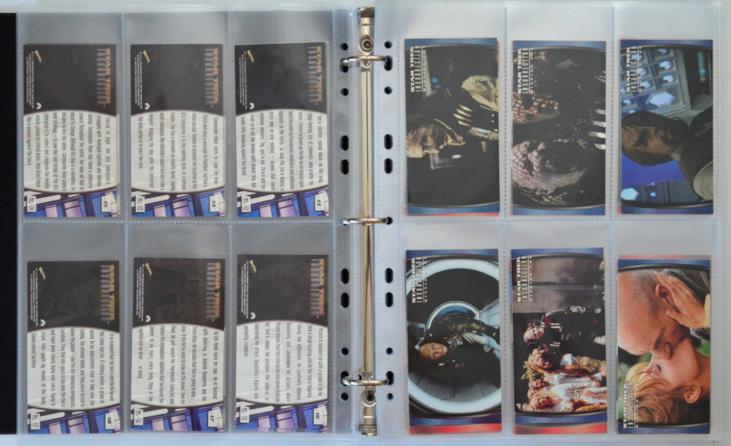 Star Trek : Insurrection Trading Cards and Binder by Skybox (cards 19-24)