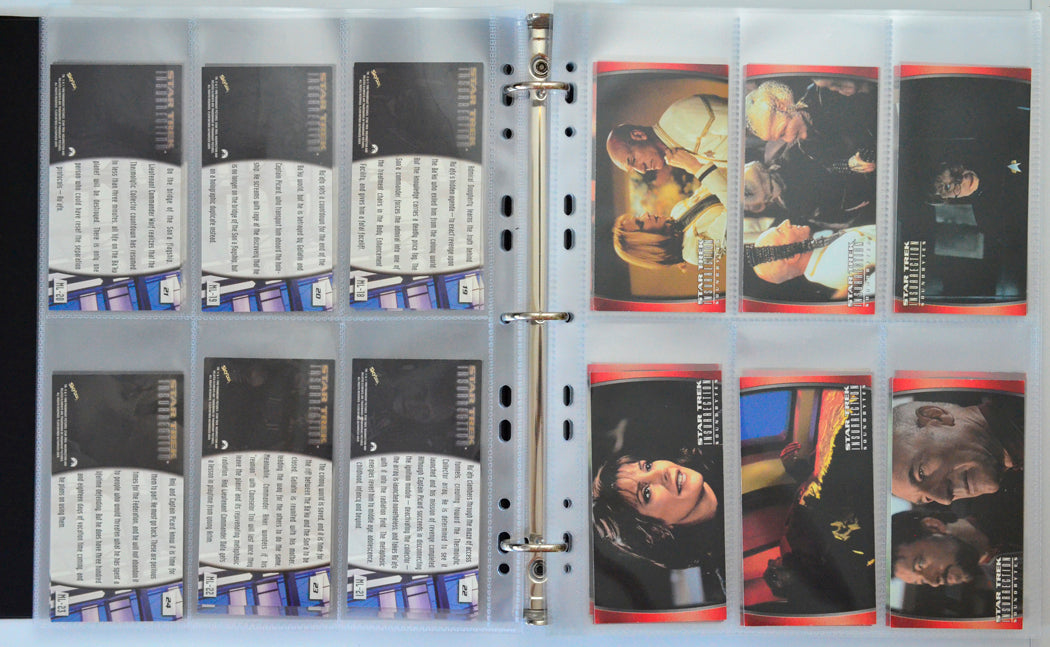 Star Trek : Insurrection Trading Cards and Binder by Skybox (cards 25-30)