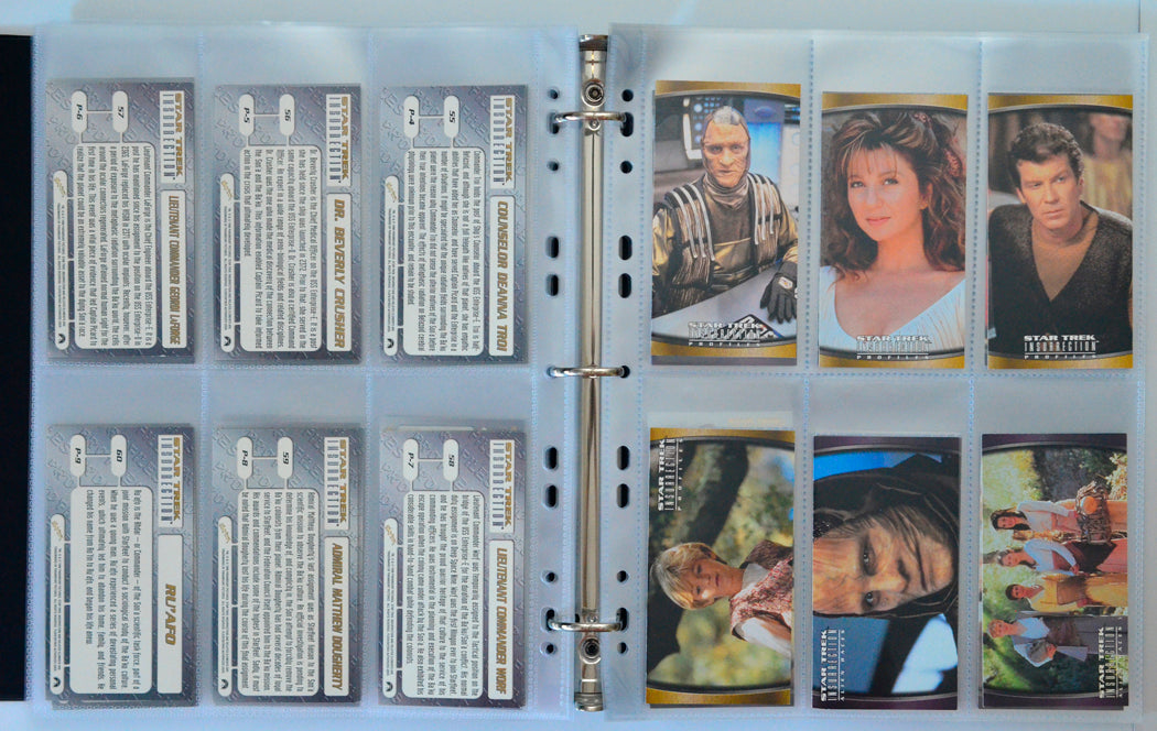 Star Trek : Insurrection Trading Cards and Binder by Skybox (cards 61-66)