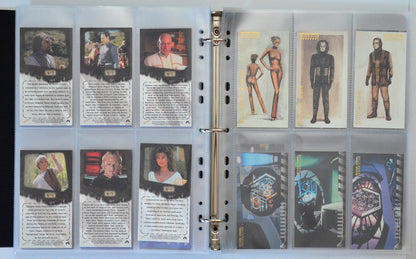 Star Trek : Insurrection Trading Cards and Binder by Skybox (cards w7-w9)