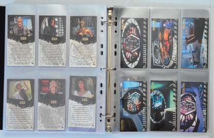 Star Trek : Insurrection Trading Cards and Binder by Skybox (cards ok1-ok6)