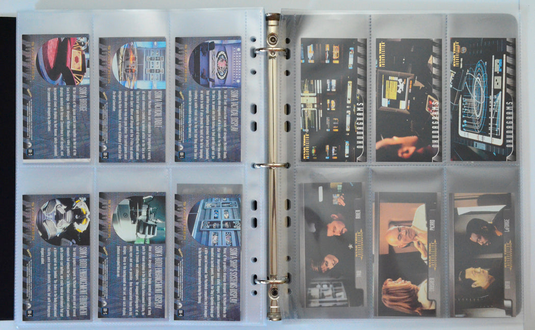 Star Trek : Insurrection Trading Cards and Binder by Skybox (cards ok7-ok9)