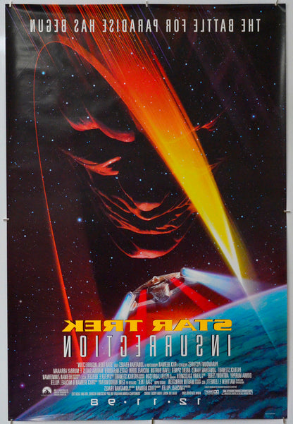 Star Trek : Insurrection (Back) Cinema One Sheet Movie Poster 