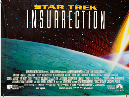 Star Trek : Insurrection (Bottom Left) Cinema Quad Movie Poster 