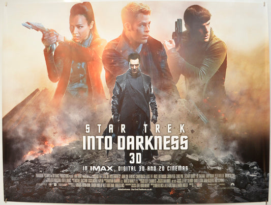 Star Trek : Into Darkness  Original Quad Poster - Film Poster - Movie Poster