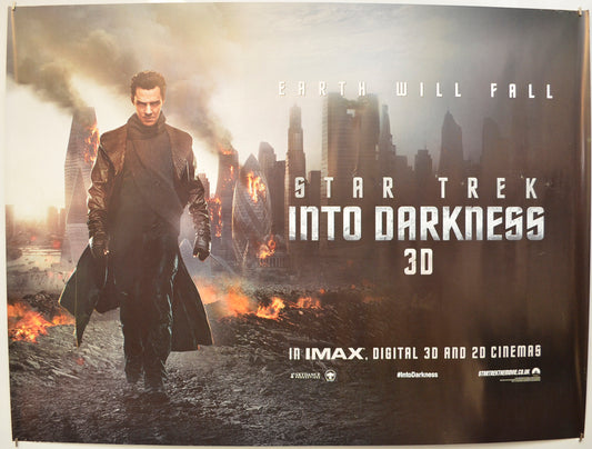 Star Trek : Into Darkness  (Teaser / Advance Version – Khan Design)   Original Quad Poster - Film Poster - Movie Poster