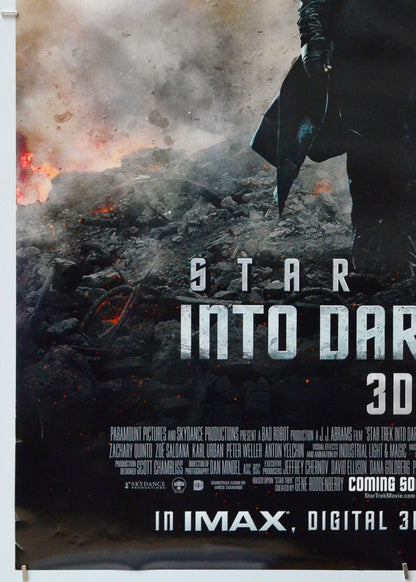 Star Trek : Into Darkness (Bottom Left) Cinema One Sheet Movie Poster 