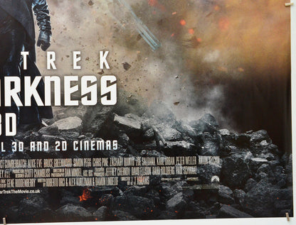 Star Trek : Into Darkness (Bottom Right) Cinema Quad Movie Poster 