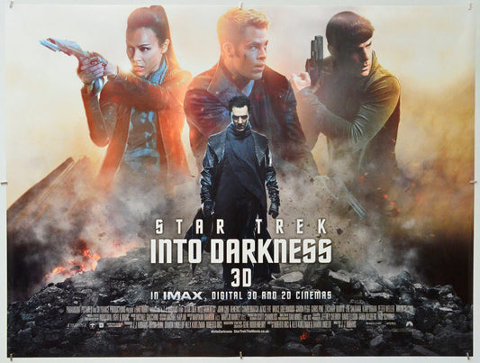 Star Trek : Into Darkness - Original Quad Poster - Film Poster - Movie Poster