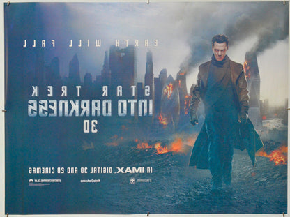 Star Trek : Into Darkness (Back) Cinema Quad Movie Poster 
