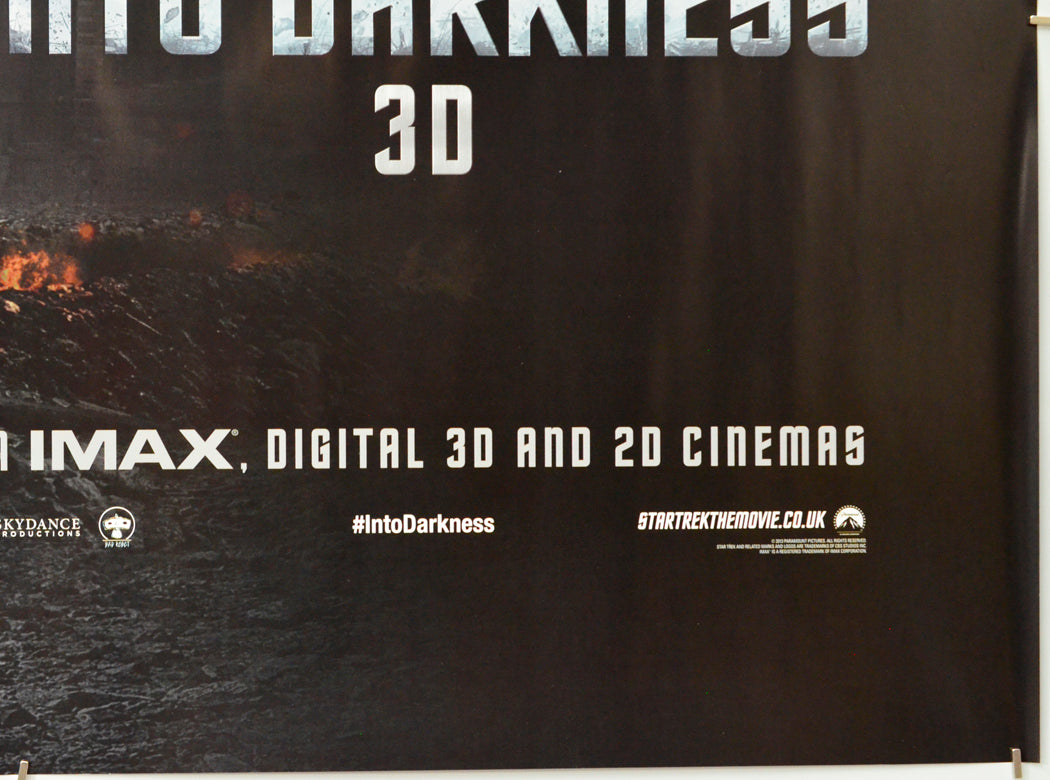 Star Trek : Into Darkness (Bottom Right) Cinema Quad Movie Poster 