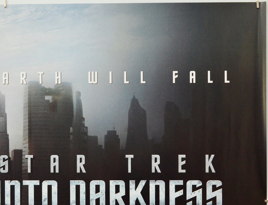 Star Trek : Into Darkness (Top Right) Cinema Quad Movie Poster 