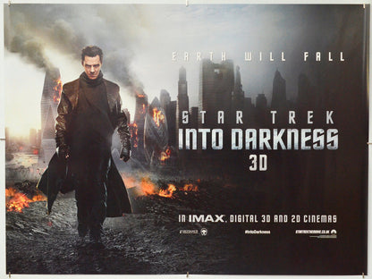 Star Trek : Into Darkness - Original Quad Poster - Film Poster - Movie Poster