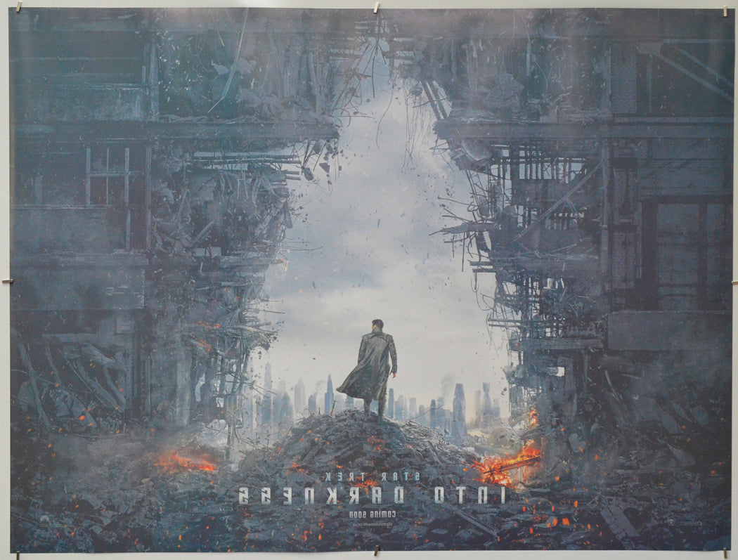 Star Trek : Into Darkness (Back) Cinema Quad Movie Poster 