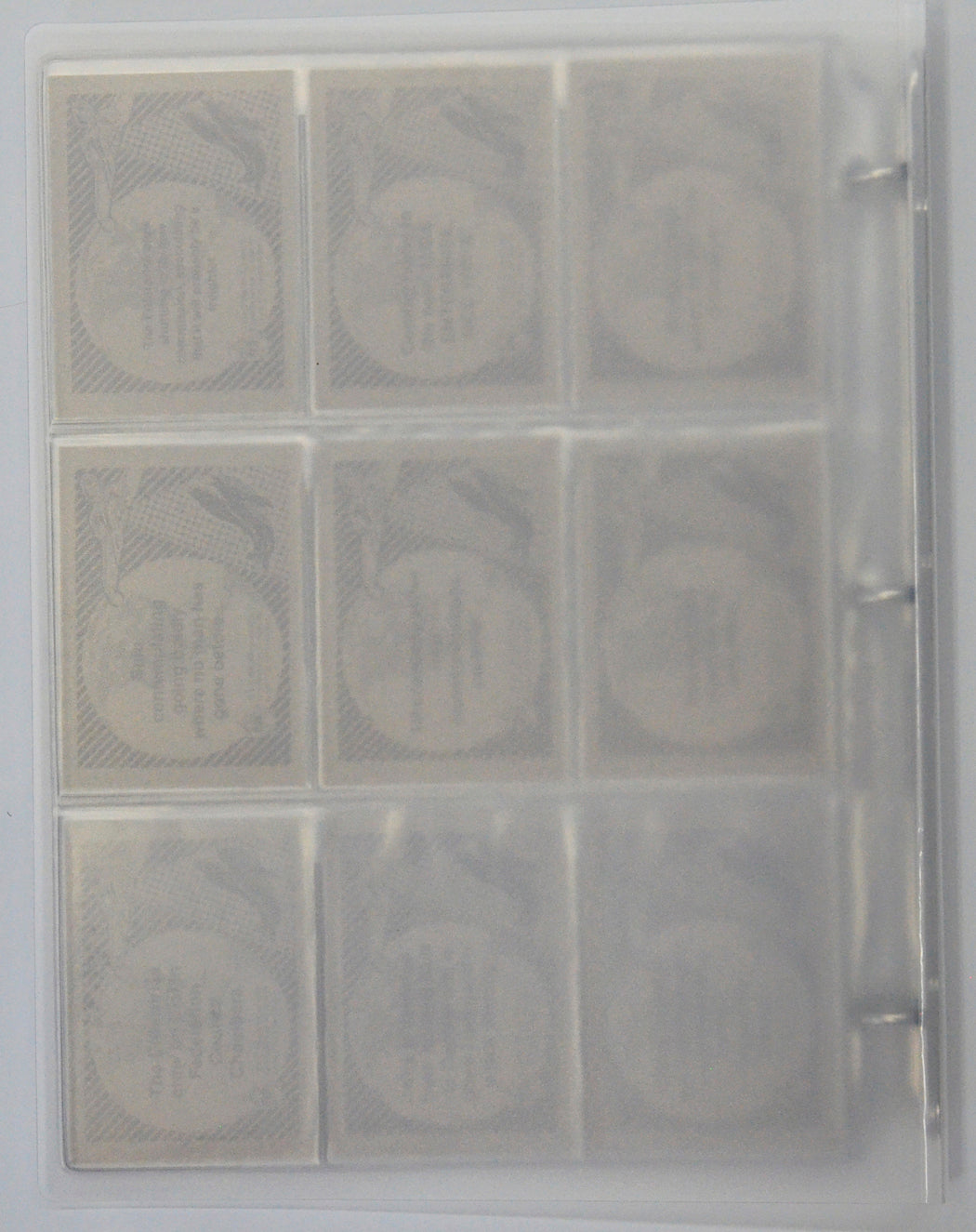 Star Trek IV : The Voyage Home Trading Card set by FTCC (binder back)