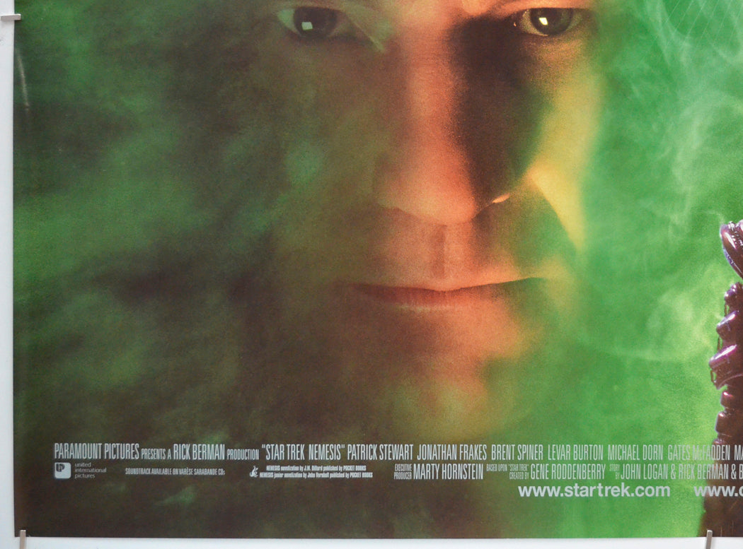 STAR TREK : NEMESIS (Bottom Left) Cinema Quad Movie Poster 