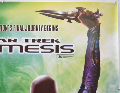 STAR TREK : NEMESIS (Top Right) Cinema Quad Movie Poster 