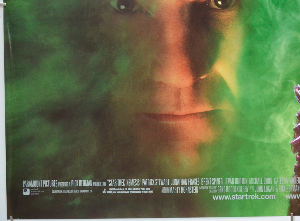 STAR TREK : NEMESIS (Bottom Left) Cinema Quad Movie Poster 