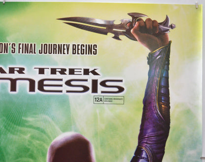 STAR TREK : NEMESIS (Top Right) Cinema Quad Movie Poster 