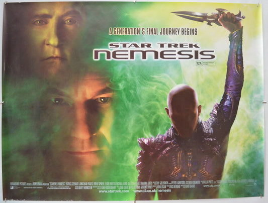 Star Trek : Nemesis Original Quad Poster - Film Poster - Movie Poster