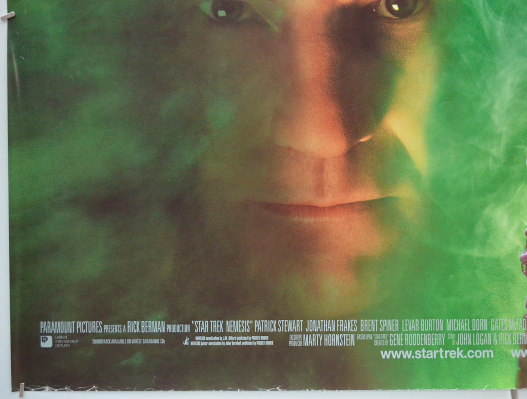 STAR TREK : NEMESIS (Bottom Left) Cinema Quad Movie Poster 