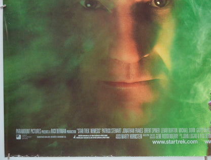 STAR TREK : NEMESIS (Bottom Left) Cinema Quad Movie Poster 