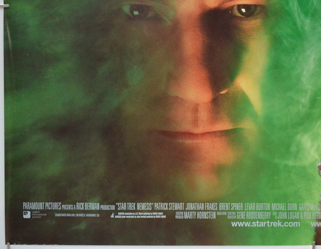 STAR TREK : NEMESIS (Bottom Left) Cinema Quad Movie Poster 