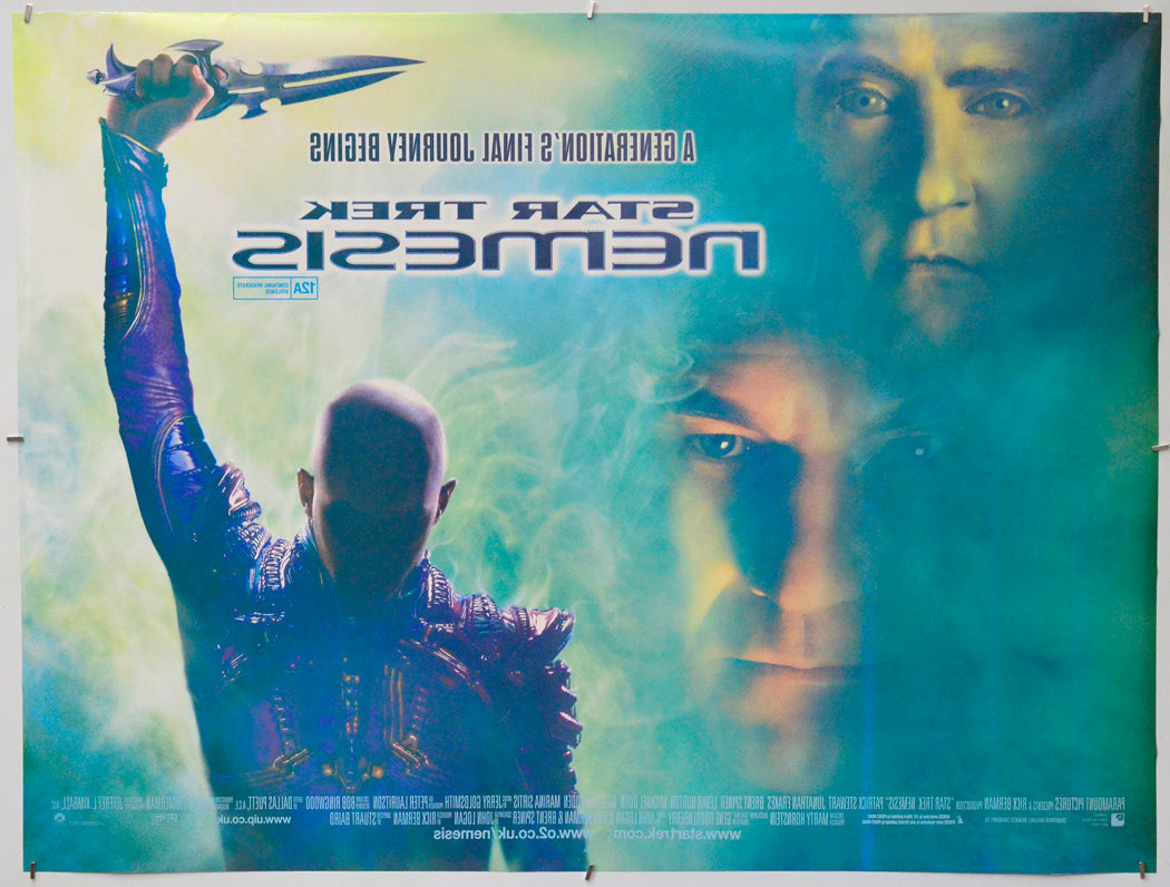 Star Trek : Nemesis (Back) Cinema Quad Movie Poster 