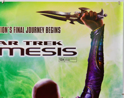 Star Trek : Nemesis (Top Right) Cinema Quad Movie Poster 