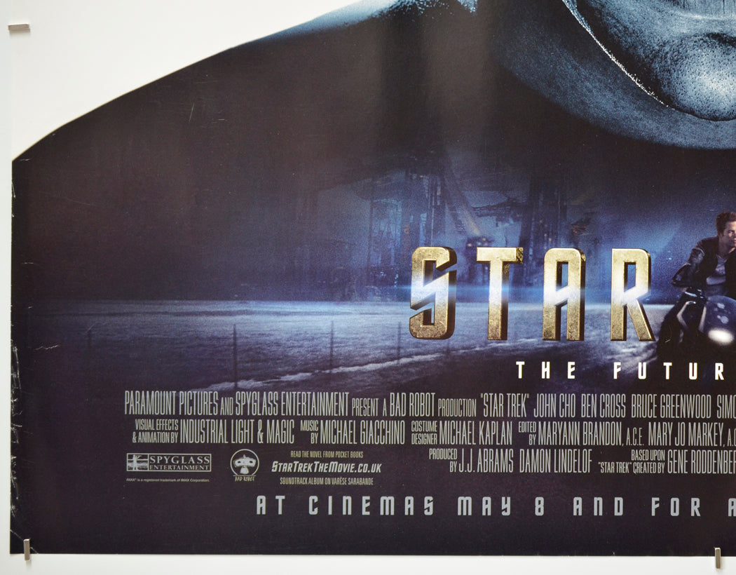 Star Trek (Bottom Left) Cinema Quad Movie Poster 