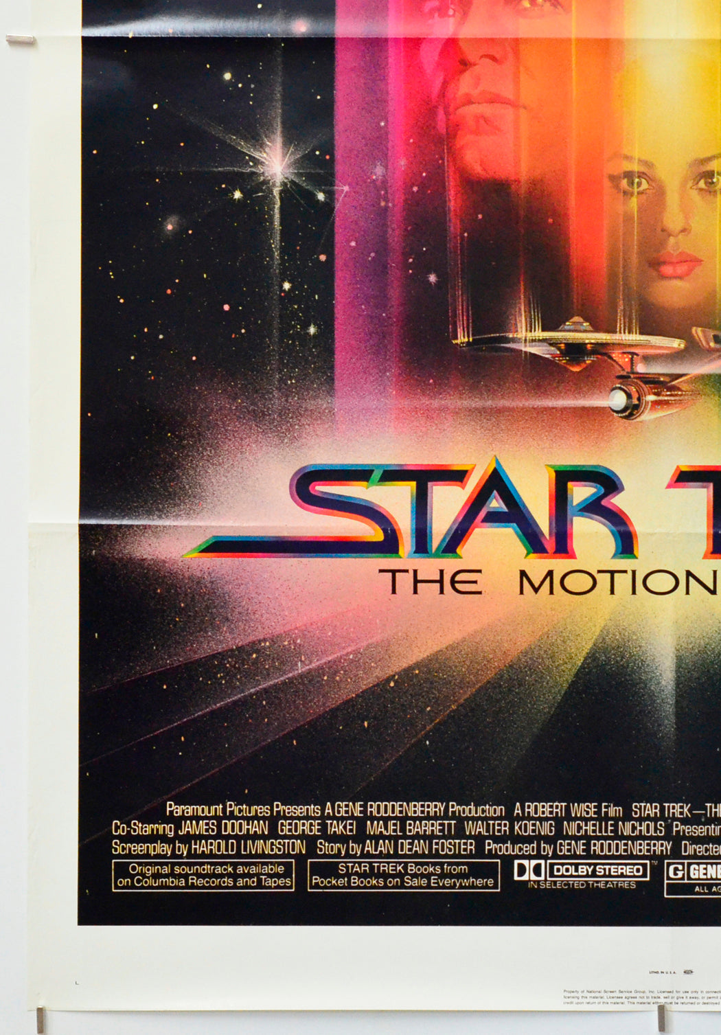 Star Trek: The Motion Picture (Bottom Left) Cinema One Sheet Movie Poster 