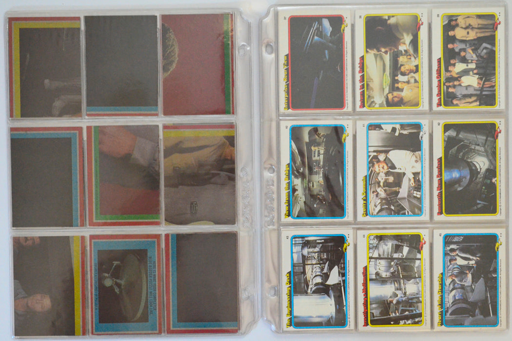 Star Trek : The Motion Picture Trading Card set by Topps (cards 37-45)