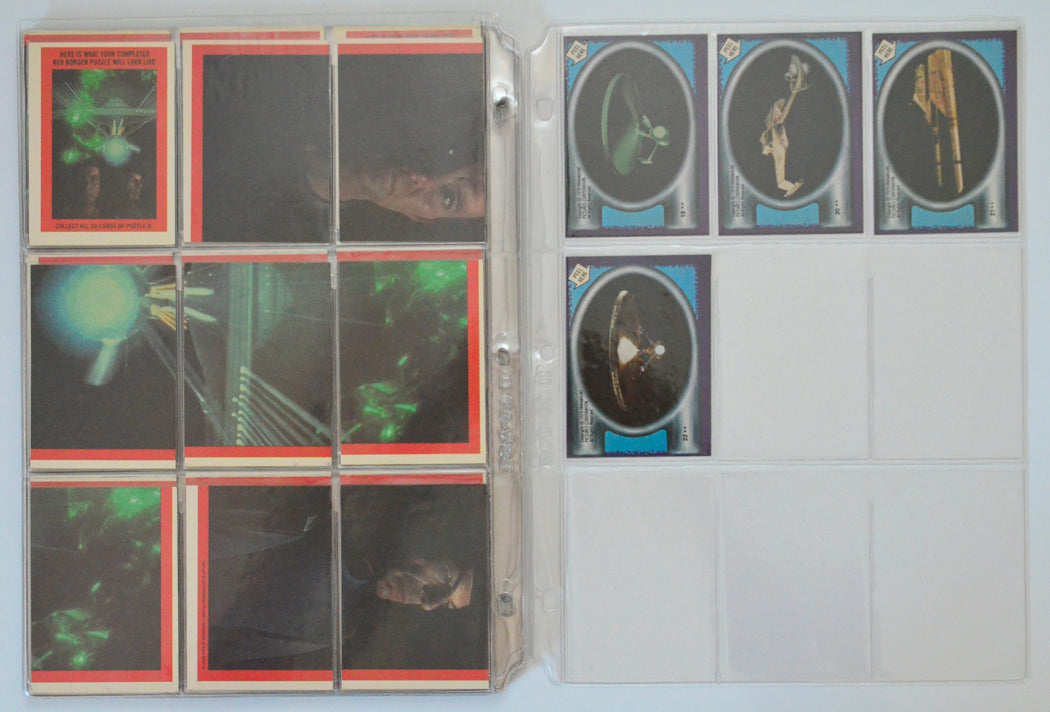 Star Trek : The Motion Picture Trading Card set by Topps (stickers 19-22)