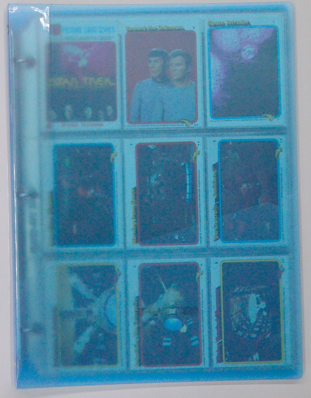 Star Trek : The Motion Picture Trading Card set by Topps (binder front)