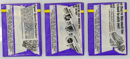 Star Trek : The Motion Picture Three original unopened Sealed packs of Trading Cards by Topps