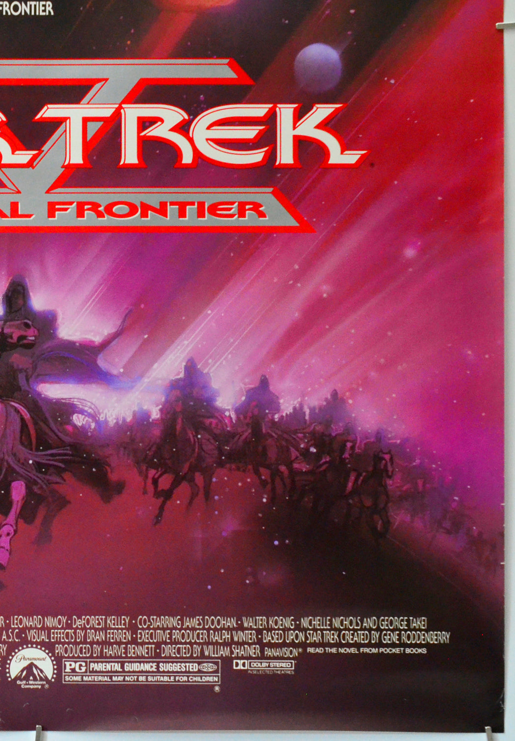 Star Trek V : The Final Frontier (Bottom Right) Cinema One Sheet Movie Poster 