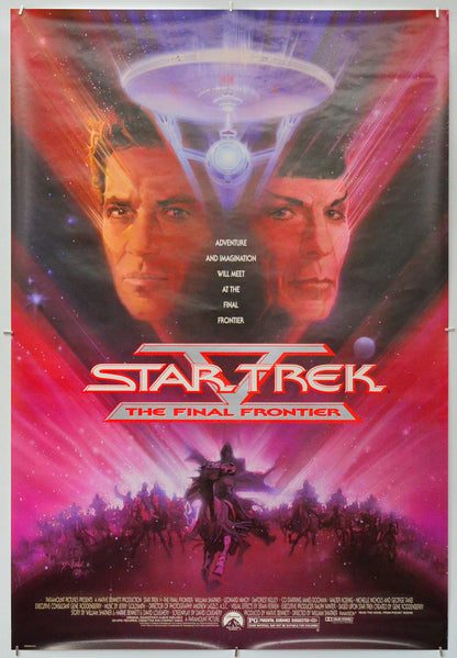 Star Trek V : The Final Frontier - Original One Sheet Poster - Film Poster - Movie Poster 