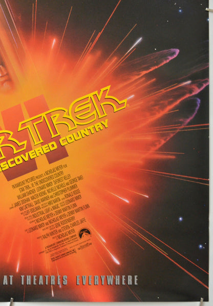 STAR TREK VI - THE UNDISCOVERED COUNTRY (Bottom Right) Cinema One Sheet Movie Poster 