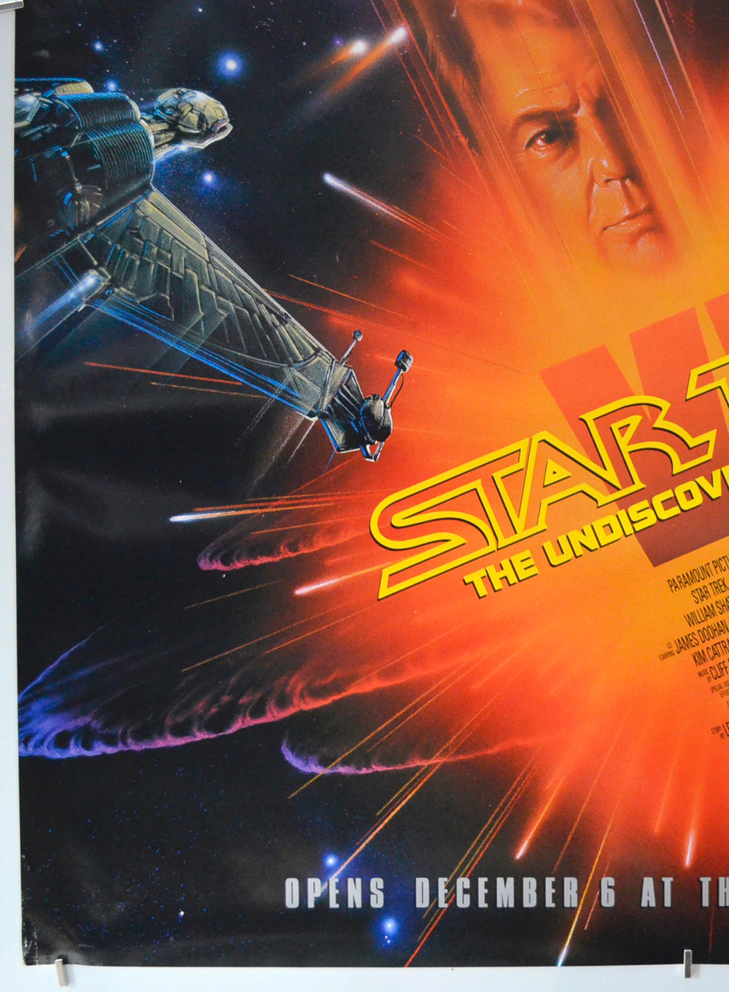 STAR TREK VI - THE UNDISCOVERED COUNTRY (Bottom Left) Cinema One Sheet Movie Poster 