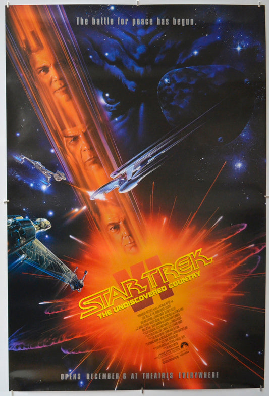 Star Trek VI - The Undiscovered Country - Original One Sheet Poster - Film Poster - Movie Poster