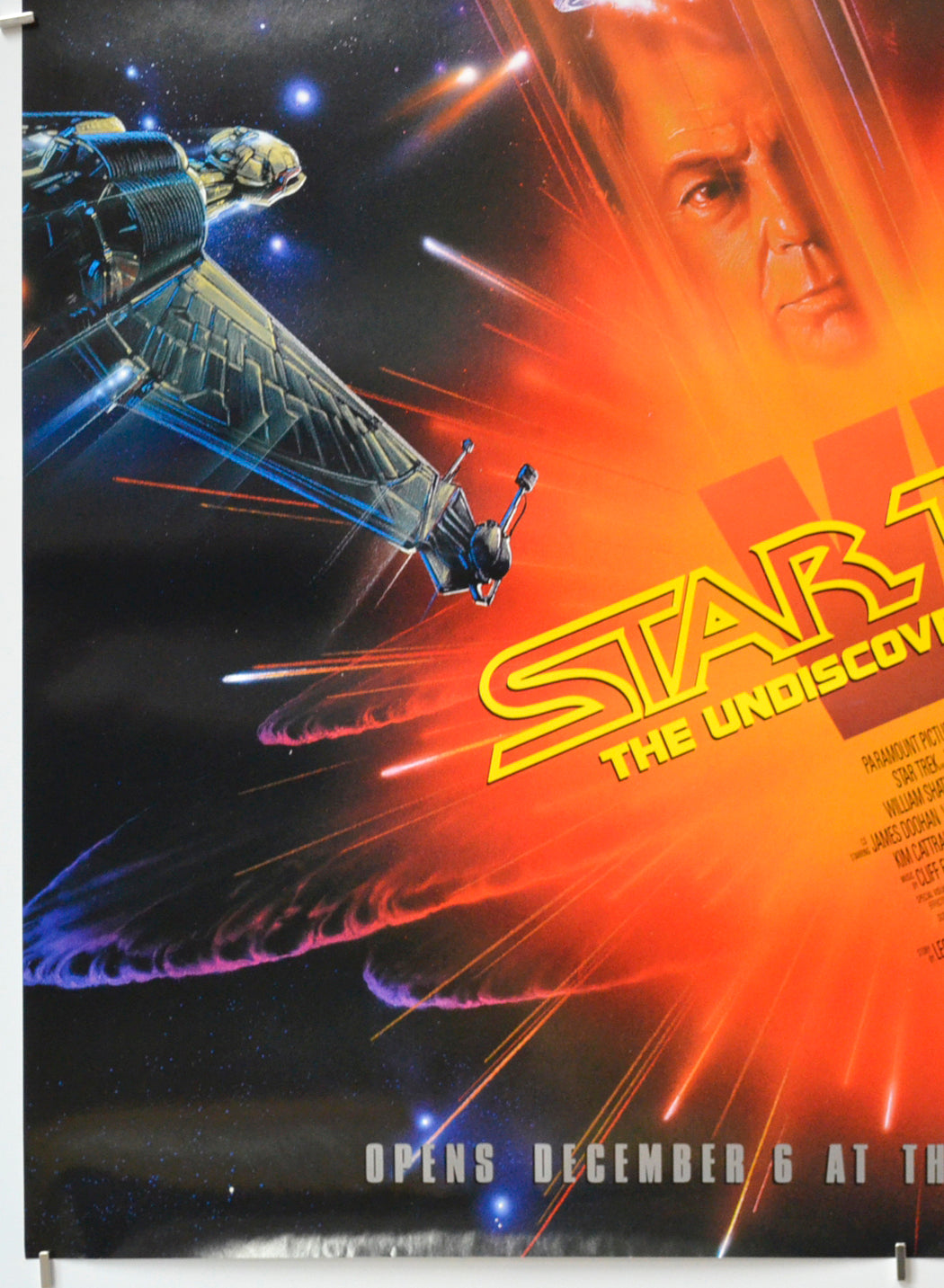 STAR TREK VI - THE UNDISCOVERED COUNTRY (Bottom Left) Cinema One Sheet Movie Poster 