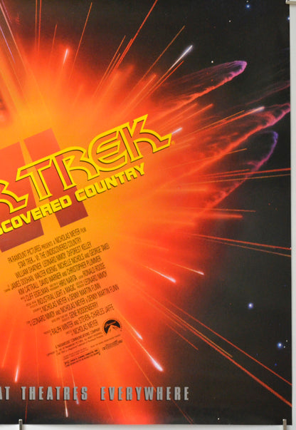 STAR TREK VI - THE UNDISCOVERED COUNTRY (Bottom Right) Cinema One Sheet Movie Poster 