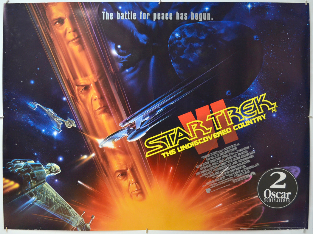 Star Trek VI - The Undiscovered Country Original Quad Poster - Film Poster - Movie Poster