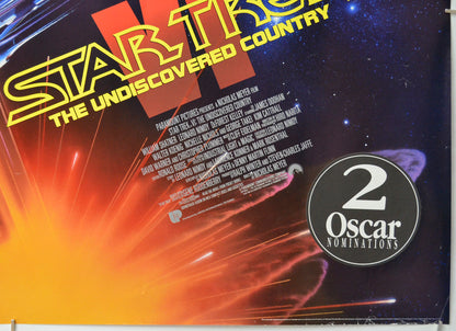 STAR TREK VI - THE UNDISCOVERED COUNTRY (Bottom Right) Cinema Quad Movie Poster 