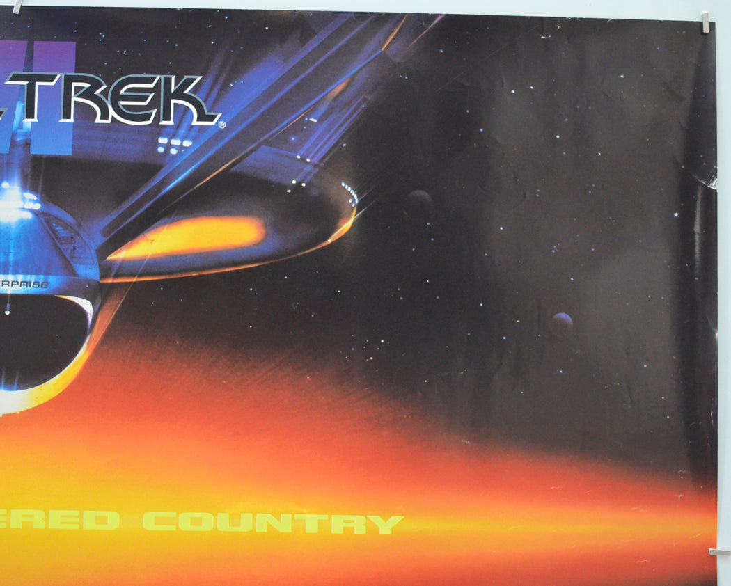 STAR TREK VI - THE UNDISCOVERED COUNTRY (Top Right) Cinema Quad Movie Poster 